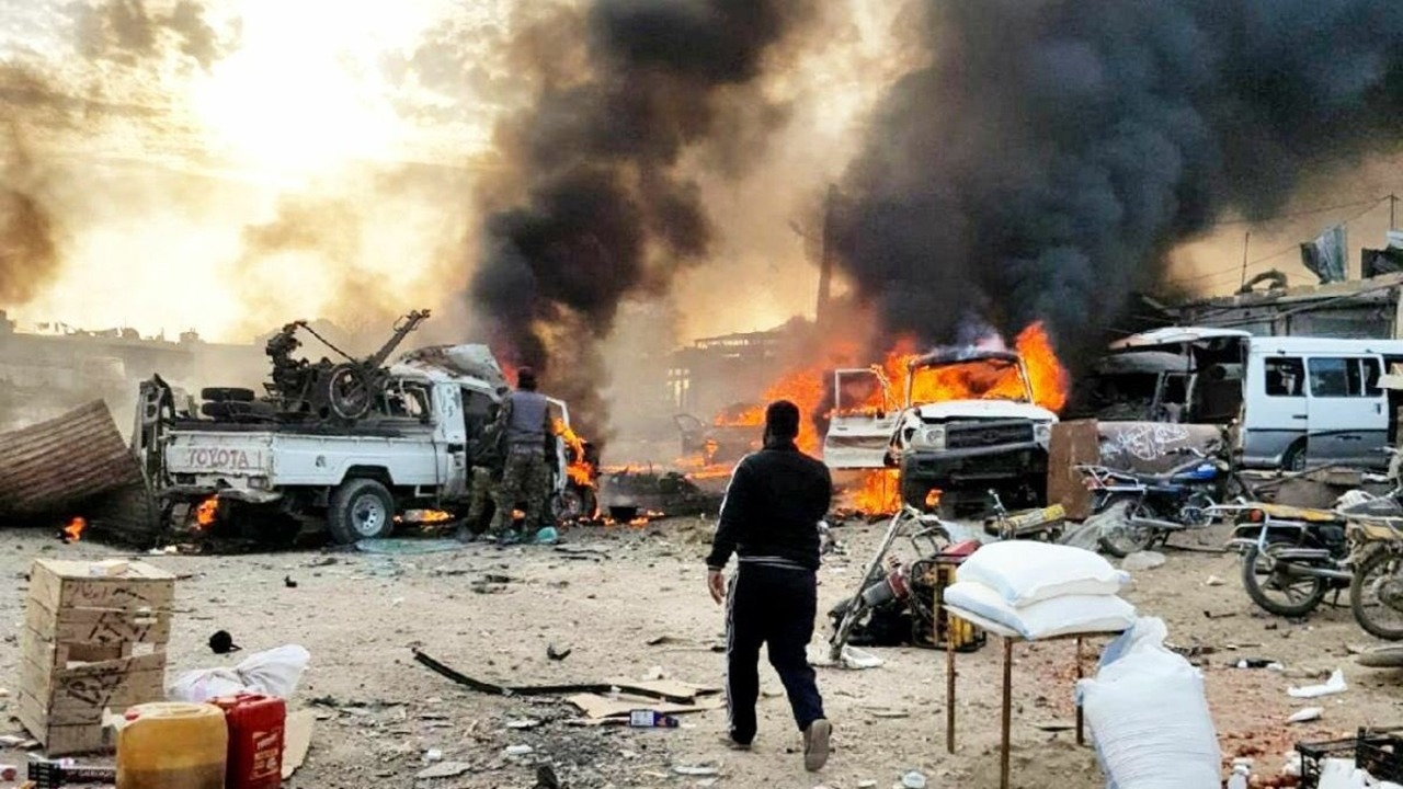 PKK/YPG'den bombalı araçla saldırı...