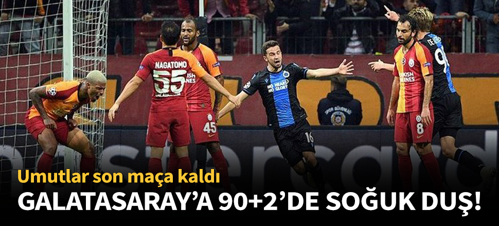 Galatasaray yine galibiyetle tanışamadı!