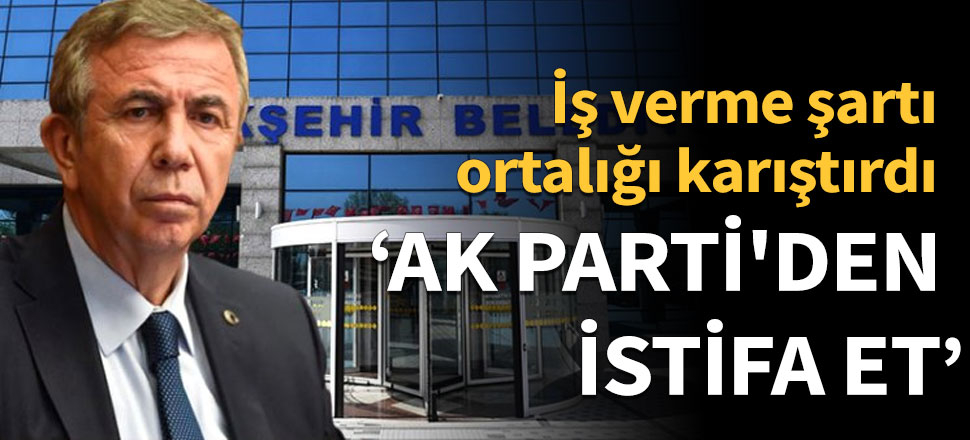Yardım isteyen vatandaşa 'AK Parti'den istifa' şartı
