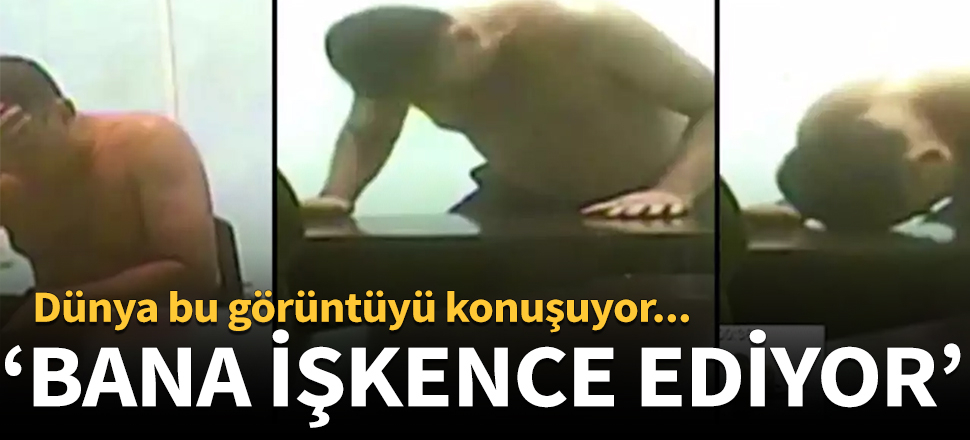 Dünya bu görüntüyü konuşuyor: Bana işkence ediyor!