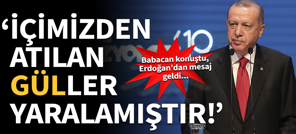 Cumhurbaşkanı Erdoğan: Düşmanlarımızın attığı taşlardan ziyade içimizden atılan güller yaralamıştır!