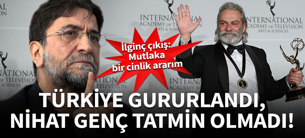 Haluk Bilginer'in ödülü ile Türkiye gururlandı, Nihat Genç tatmin olmadı!