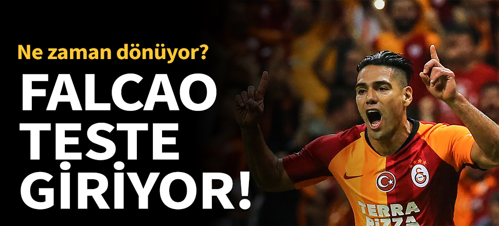 Falcao teste giriyor!