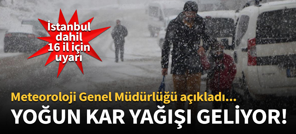Meteoroloji'den uyarı: Kuvvetli şekilde geliyor