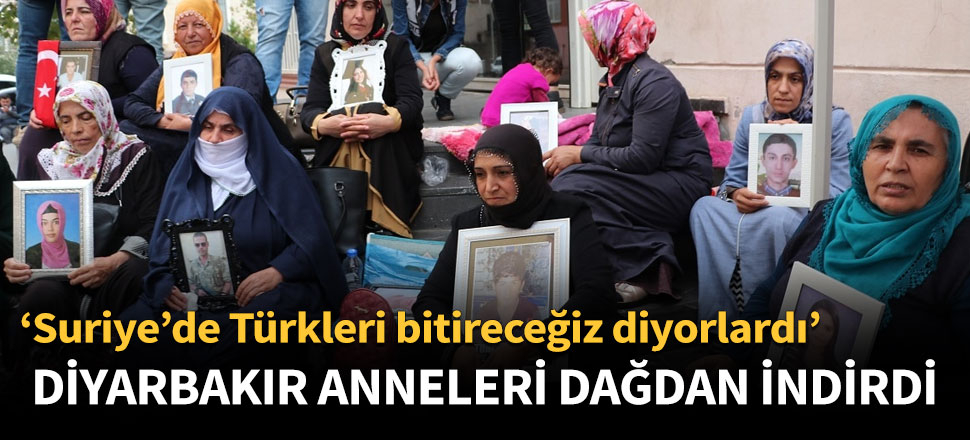 Anneler çocuklarını dağdan indirdi