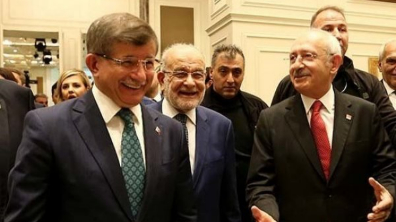 Davutoğlu, Kılıçdaroğlu ve Karamollaoğlu ile aynı karede!