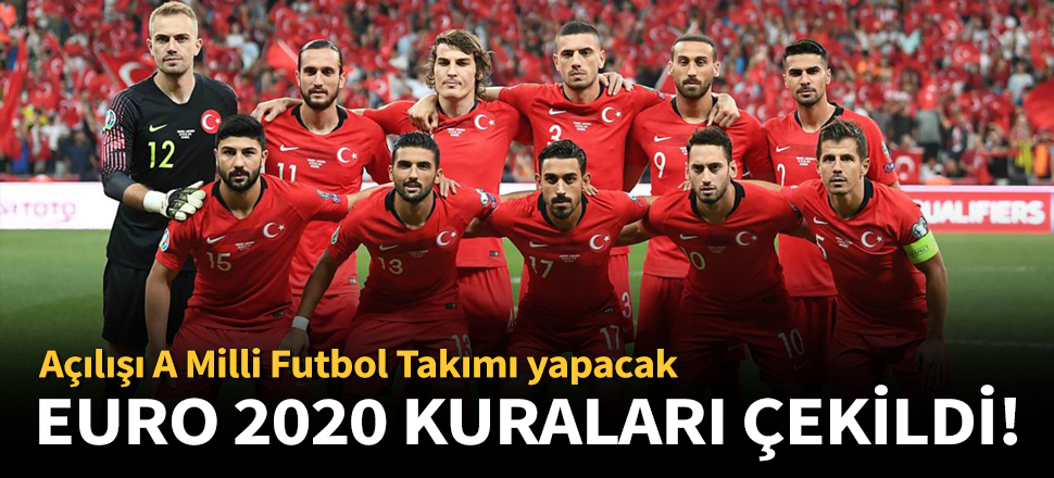 A Milli Futbol Takımı'nın EURO 2020'deki rakipleri belli oldu!