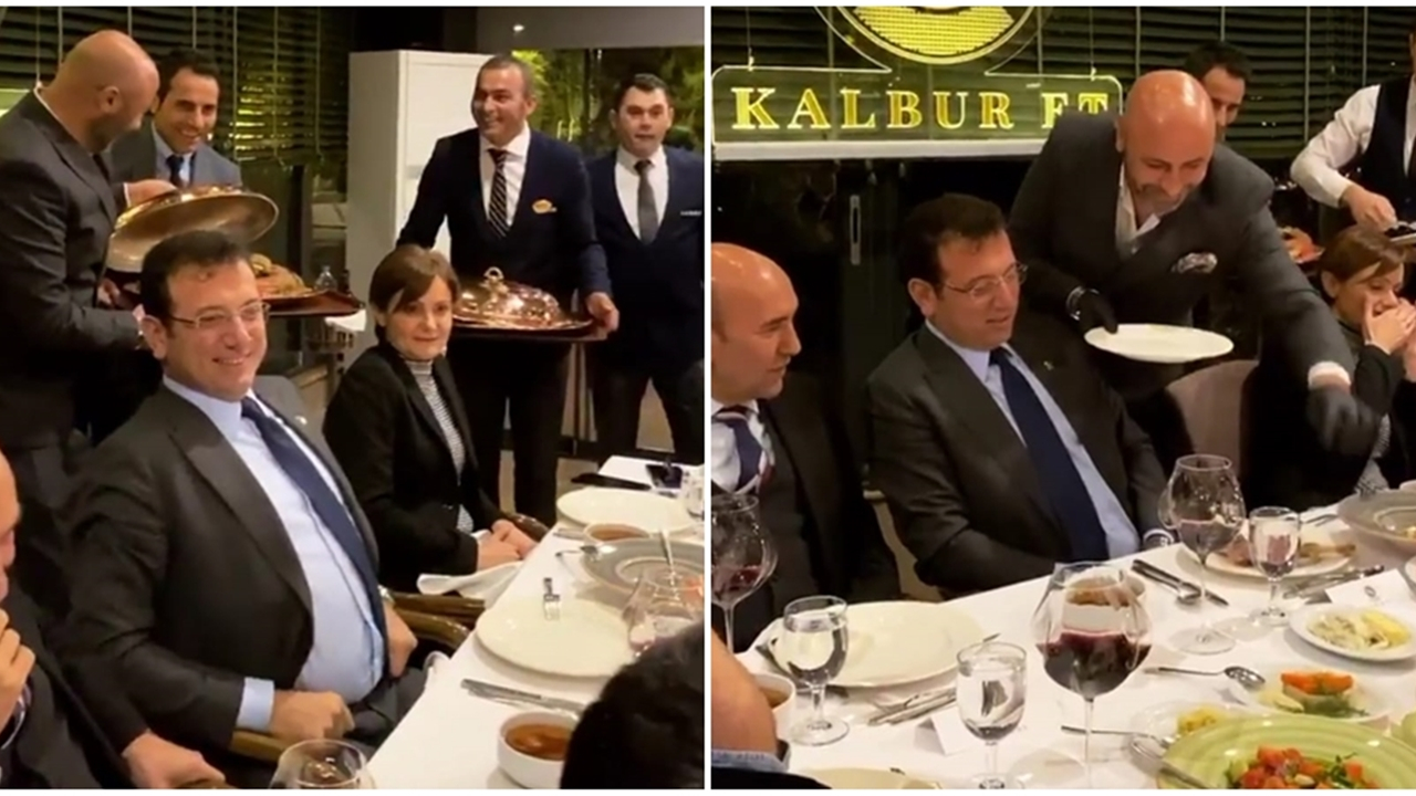 İmaoğlu ve Kaftancıoğlu'un kaz eti ziyafeti...
