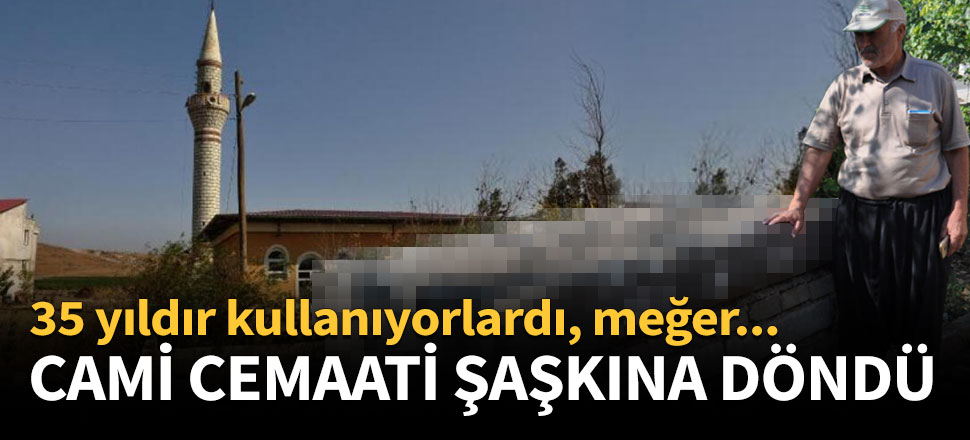 35 yıllık musalla taşı lahit çıktı