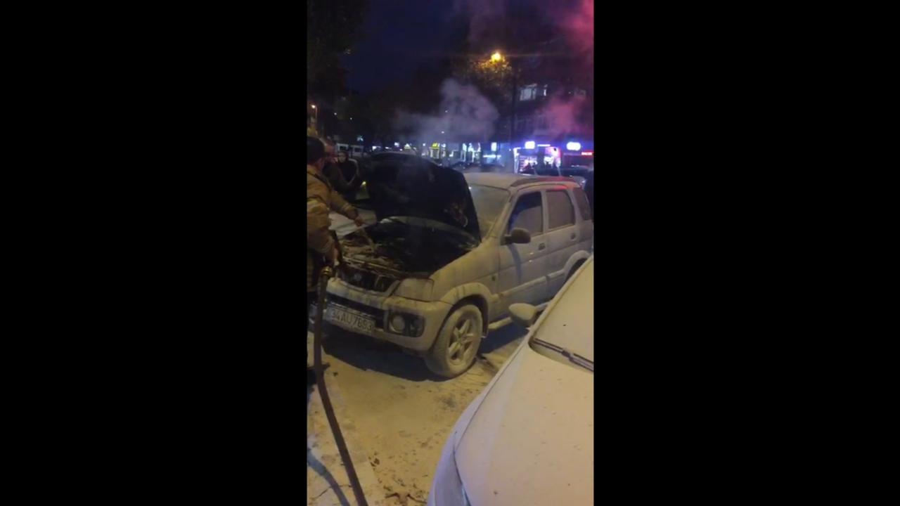 Bahçelievler'de korku dolu anlar!