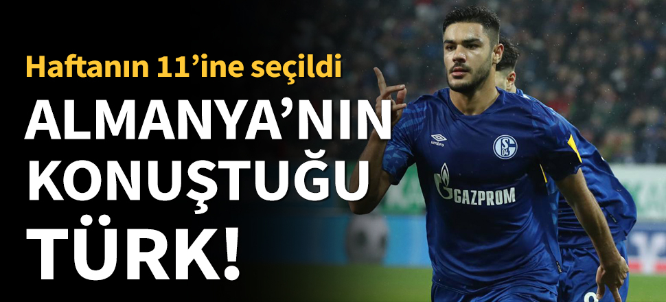 Ozan Kabak, Almanya'da haftanın 11'ine seçildi!