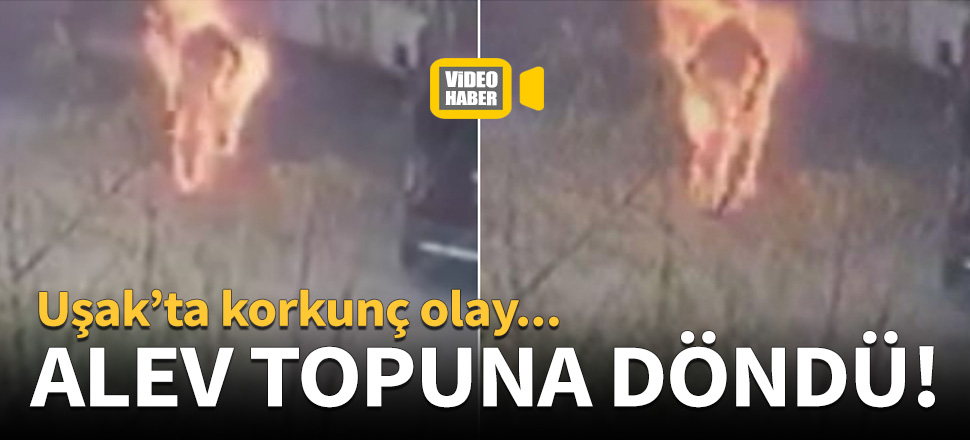 Soba yakmak isterken alev topuna döndü!