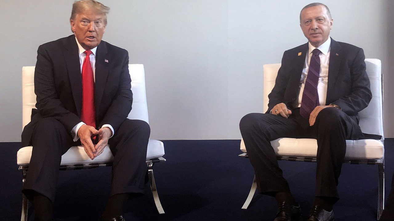 Cumhurbaşkanı Erdoğan Trump ile bir araya geldi