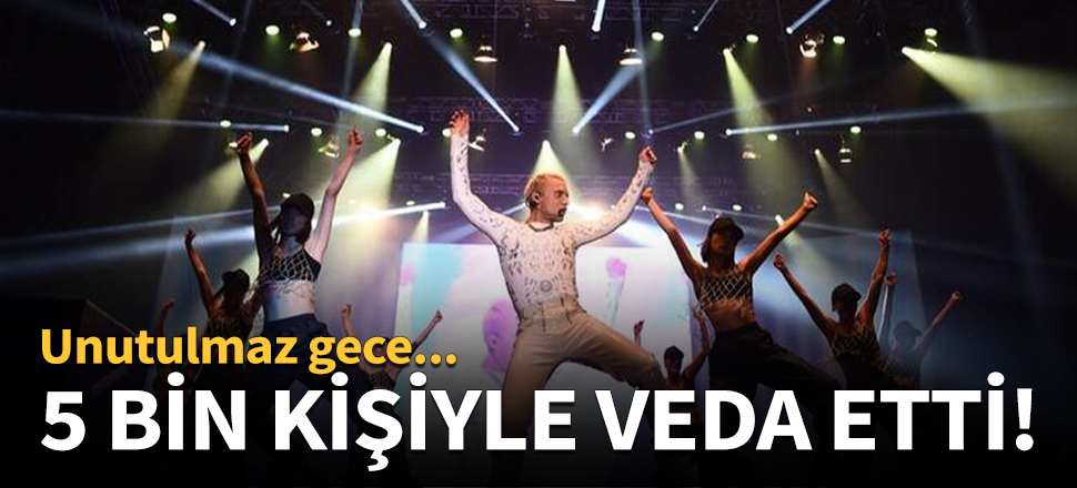 Edis 5 bin kişiyle veda etti!