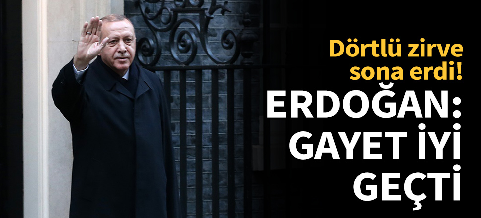 Londra'da kritik dörtlü zirve sona erdi...