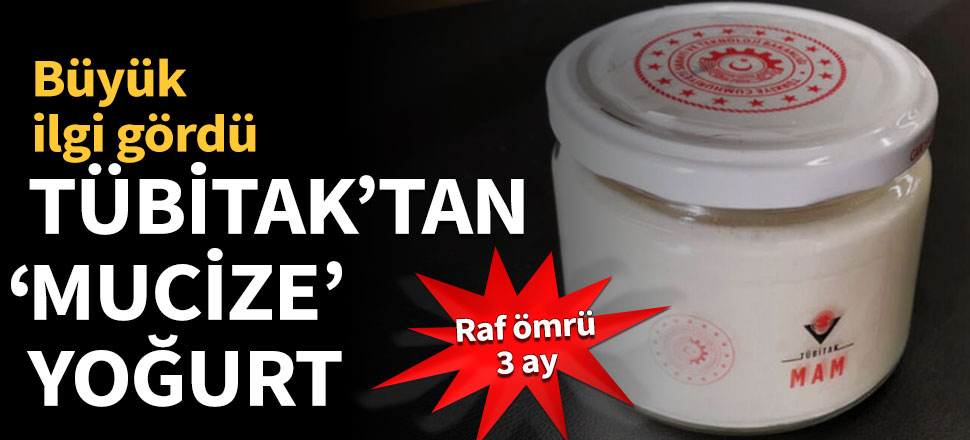 TÜBİTAK’ın ‘mucize’ yoğurdu büyük ilgi gördü
