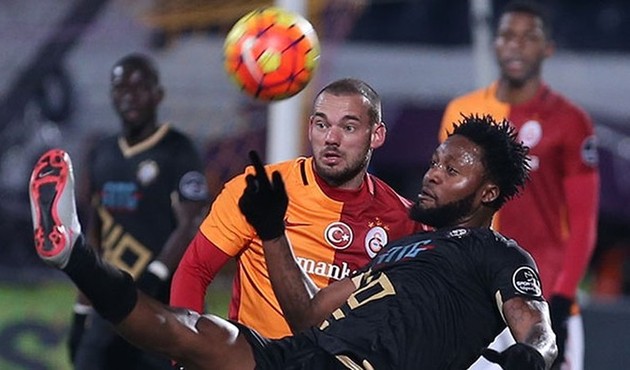 (ÖZET) Osmanlıspor - Galatasaray maç sonucu: 2-2
