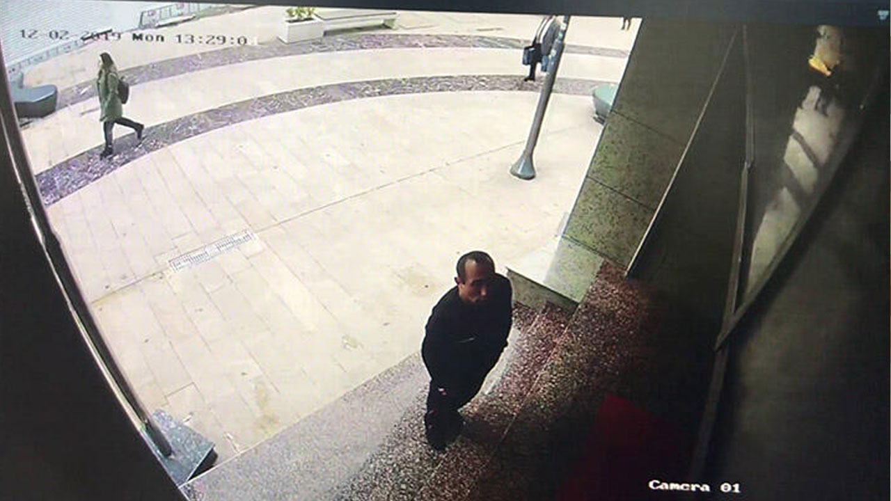 Katil bir gün önce güvenlik kamerasına yakalandı