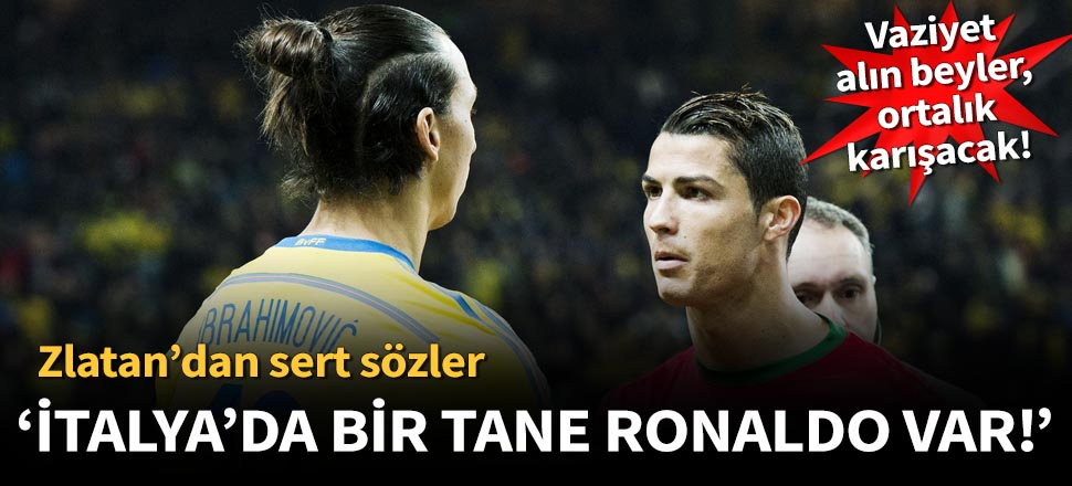 Ibrahimovic'ten Ronaldo'ya büyük eleştiri!