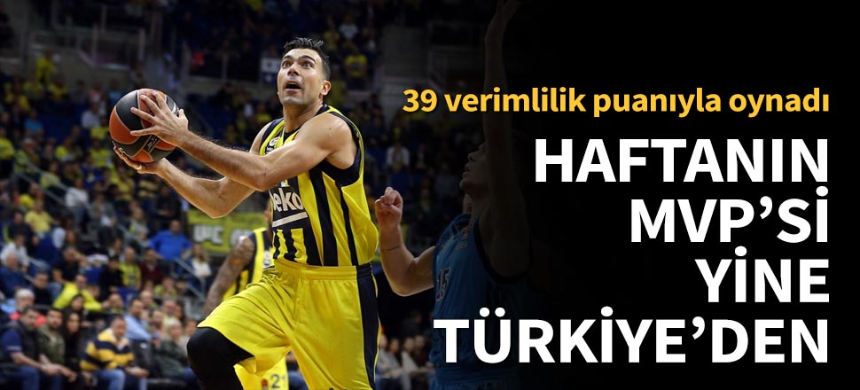 EuroLeague'de haftanın MVP'si Sloukas!