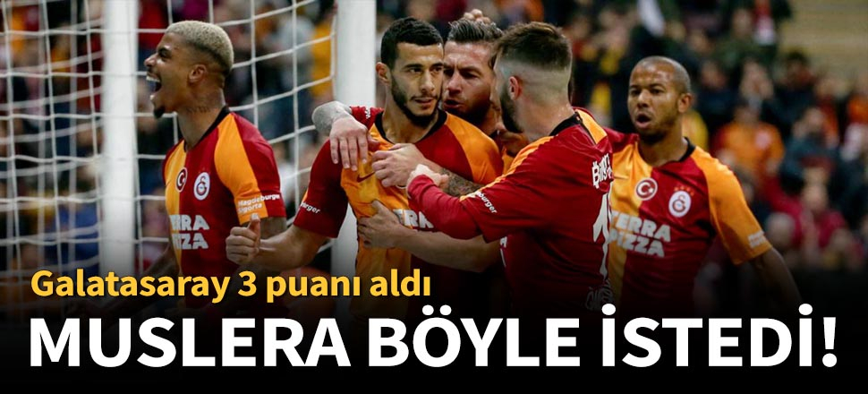 Galatasaray, Alanyaspor'u tek golle geçti!