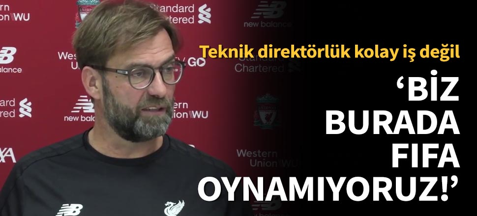 Jürgen Klopp: "Akıllı oyunculara ihtiyacım var!"