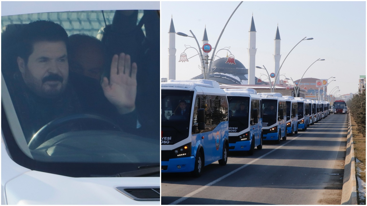 Başkan Sayan'dan ulaşımda devrim! Konvoyun başına geçti...