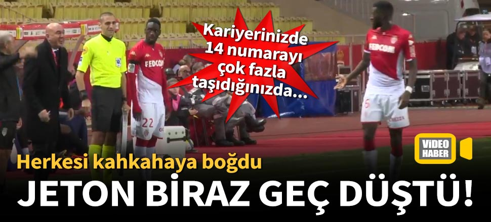 Monacolu Bakayoko forma numarasını unuttu!