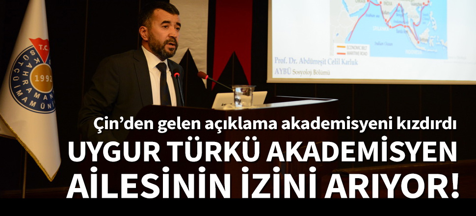 Uygur Türkü akademisyen ailesinin izini arıyor!