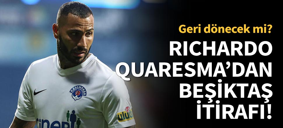 Quaresma, Beşiktaş maçından sonra konuştu!