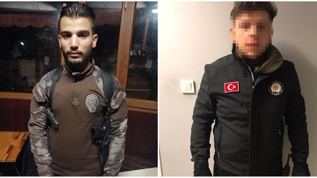 Sahte polisler bekçilere yakalandı...