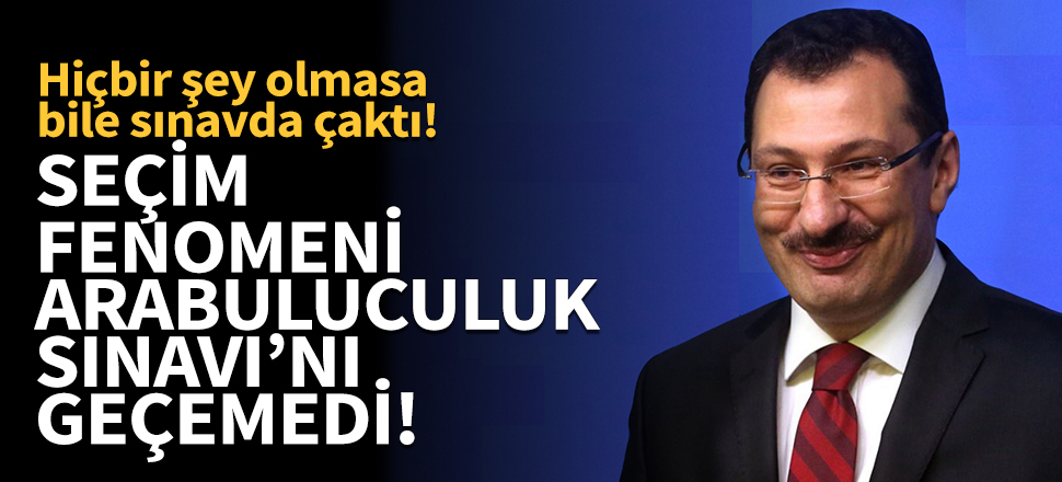 Seçim fenomeni Ali İhsan Yavuz, Arabuluculuk Sınavı'nı geçemedi!