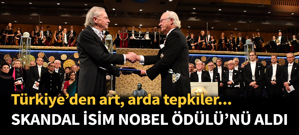 Skandal isim Nobel Ödülü'nü aldı...