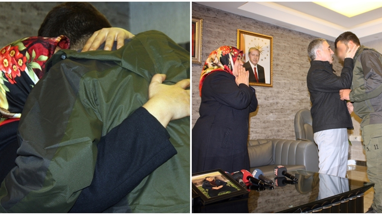 Hatice anne oğluna kavuştu...