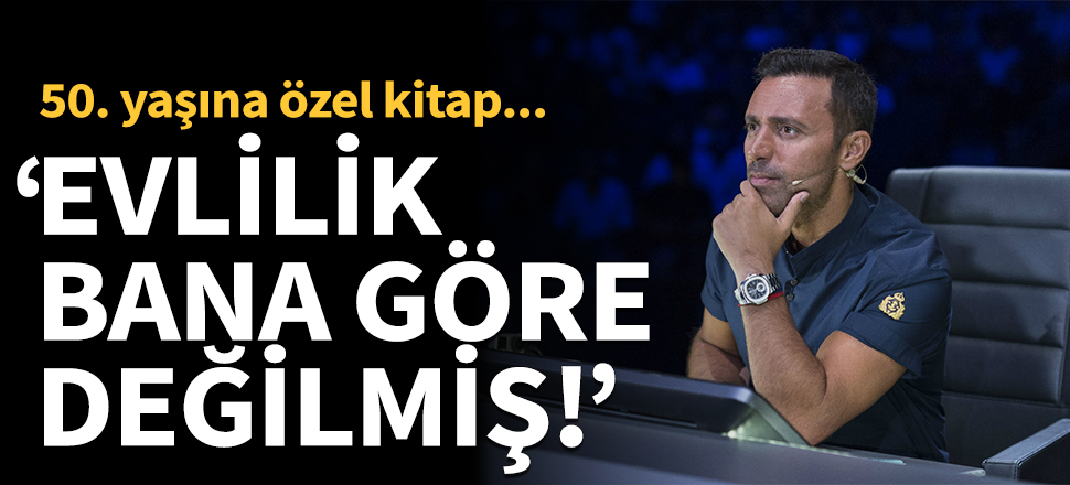 50. yaşına özel kitap çıkartıyor!