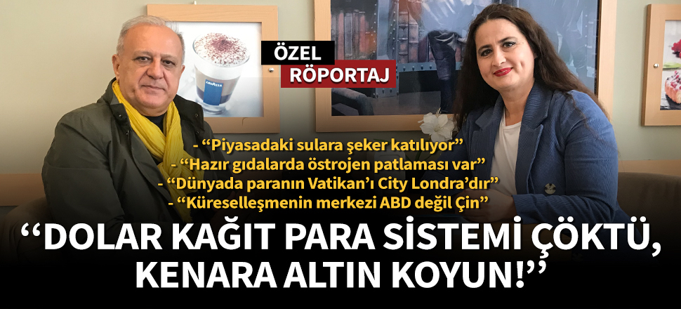 “Dolar kağıt para sistemi çöktü, kenara altın koyun”