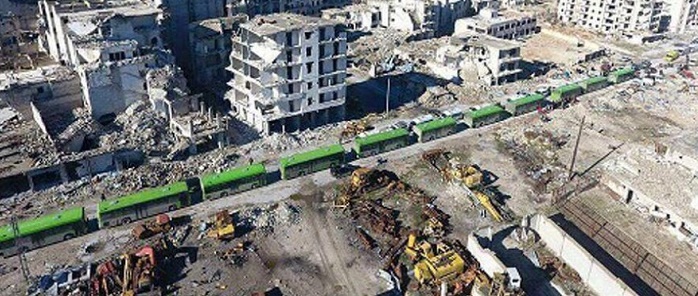 Halep'teki tahliye konvoyuna saldırı 14 sivili öldürdüler