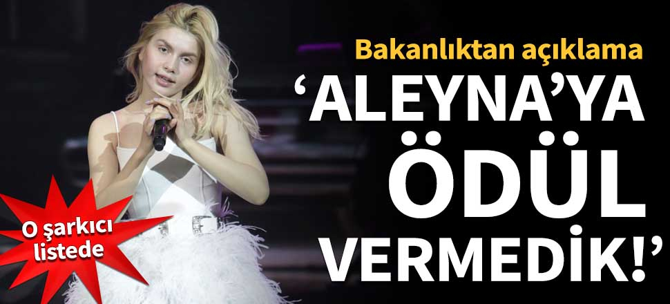 Gençlik ve Spor Bakanlığı Aleyna Tilki'ye ödül vermedi!