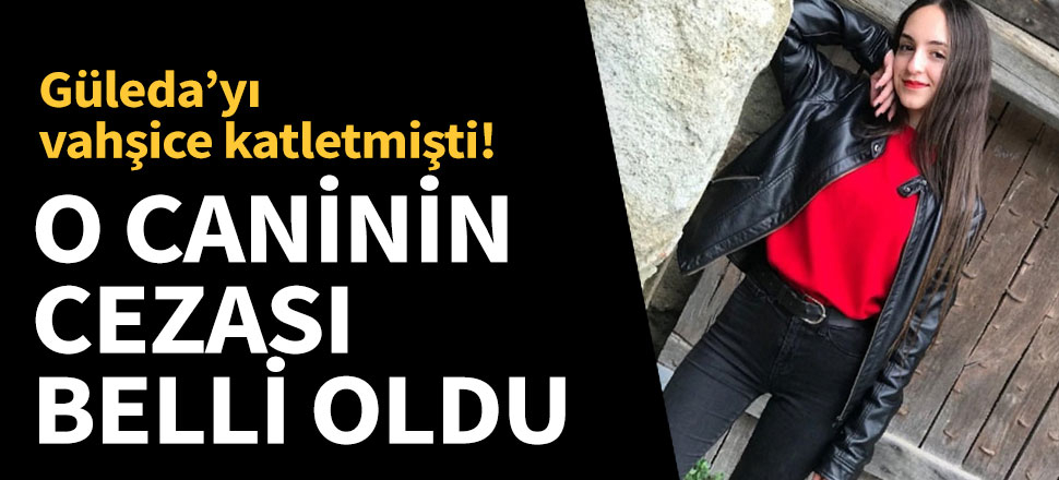 Güleda Cankel'in katili Zafer Pehlivan hakkında istenen ceza belli oldu