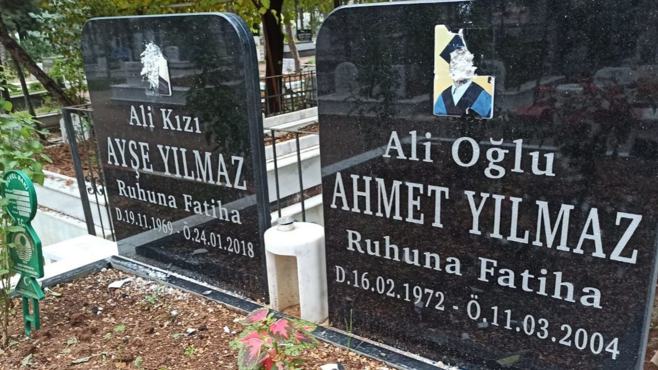 'Hoşgörü Mezarlığı'ndaki fotoğraflı mezar taşlarına saldırı!