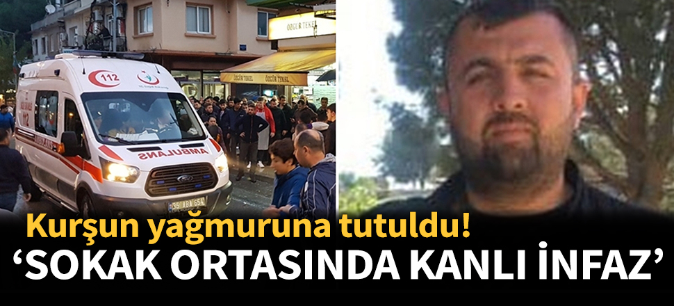 Sokak ortasında kanlı infaz...