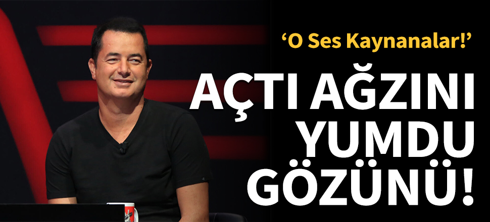 Acun Ilıcalı: O zaman O Ses Kaynanalar'ı da yapın!