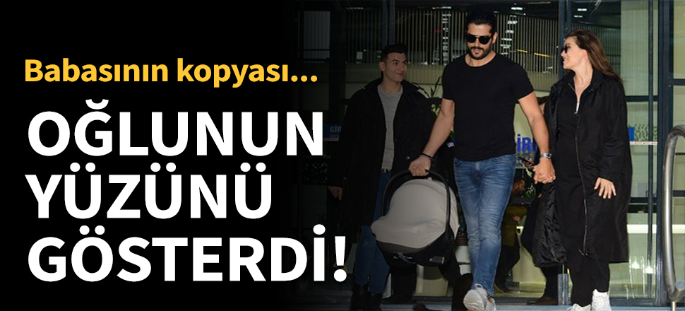 Fahriye Evcen oğlunun yüzünü gösterdi!
