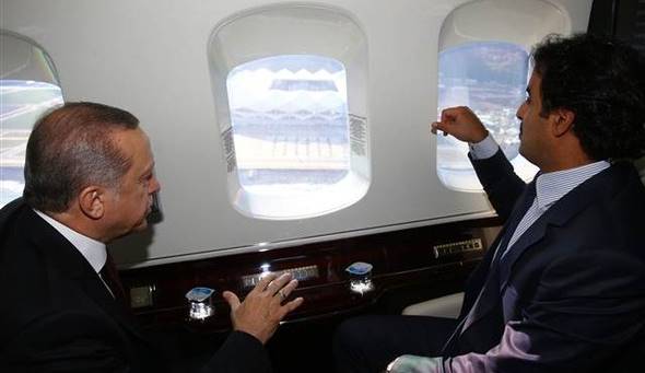 Cumhurbaşkanı Erdoğan ile Katar Emiri Al Sani Trabzon'da