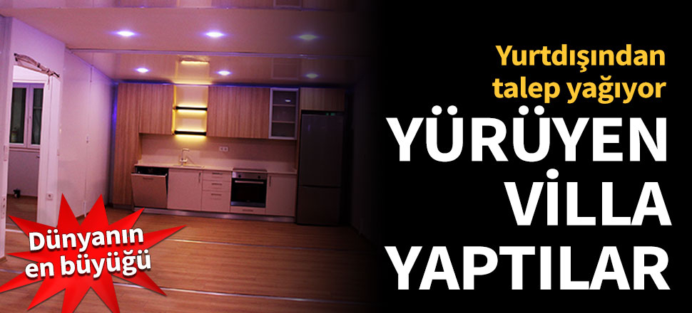 Bodrum'da dünyanın en büyük karavanını ürettiler