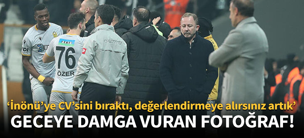 Sergen Yalçın, takımının attığı gole sevinmedi
