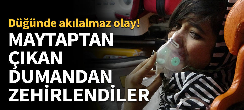 Maytaptan çıkan duman 20 kişiyi zehirledi!