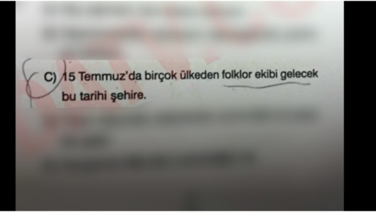 FETÖ'nün test kitaplarında 15 Temmuz mesajları!