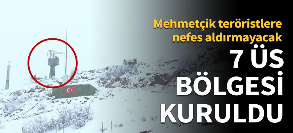 Teröristlere karşı IKBY'de 7 üs bölgesi kuruldu