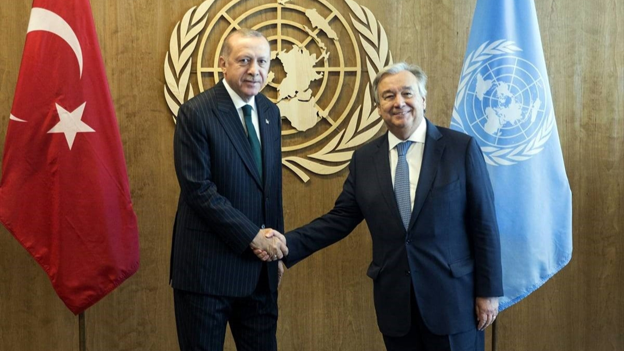 Erdoğan, Guterres ile görüştü...